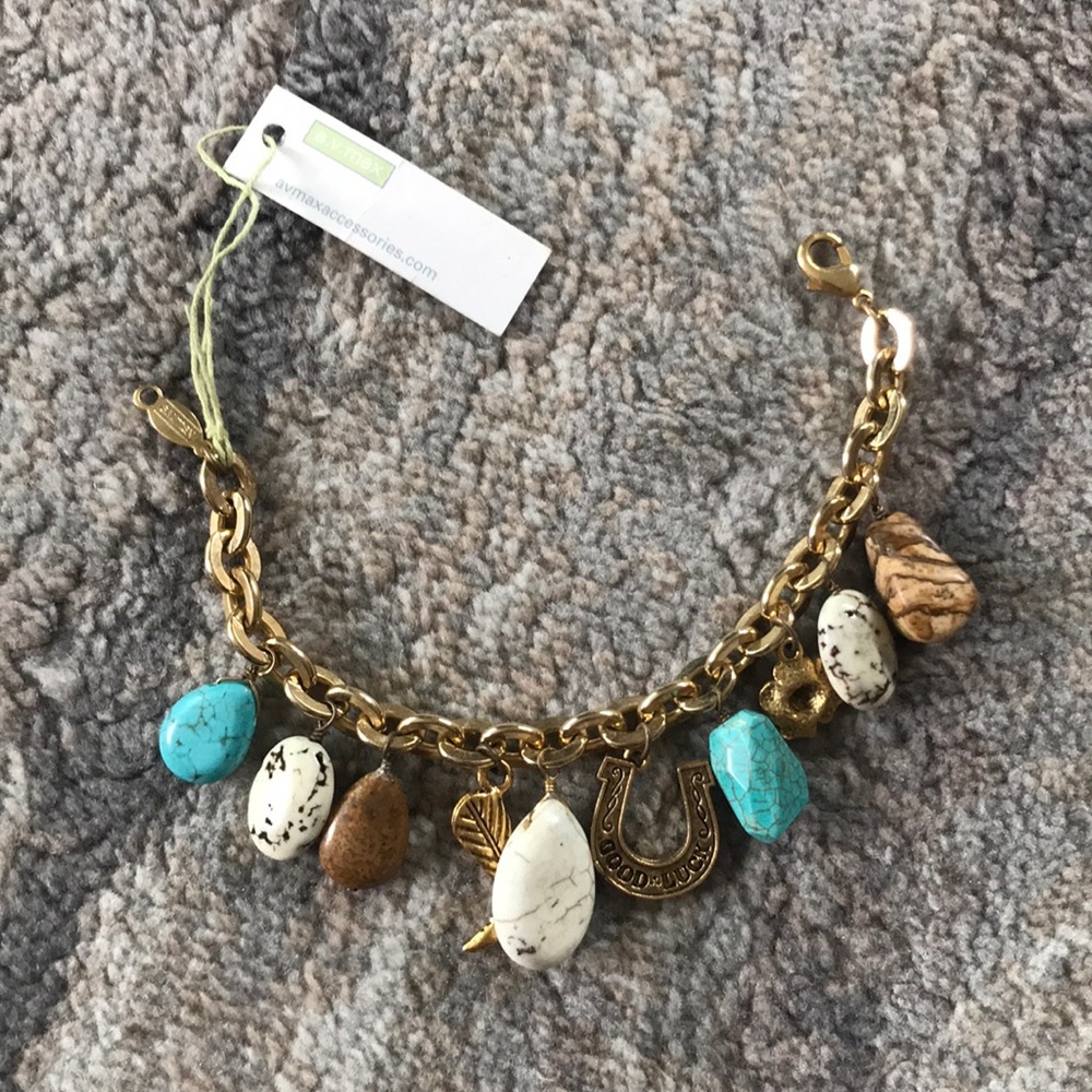 Western inspired charm bracelet